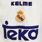 1997-1998 RM White Home Retro Soccer Jersey