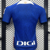 2024/25 Bibao AT Away Blue Player Version Soccer Jersey