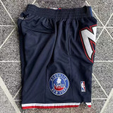 Nets Navy Blue Four Bags NBA Pants