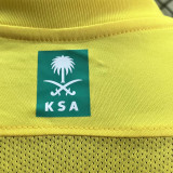 2023/24 Al Nassr Home Yellow Player Version Long Sleeve Jersey