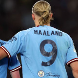 2022/23 Man City Home Blue Player Version Soccer Jersey