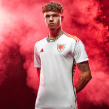 RAMSEY #10 Wales Away White Fans Jersey 2022/23