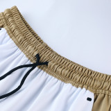 2022 Nk White Khaki Short Training Jersey(A Set)