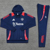 2025 M Utd Hoody Zipper Jacket Tracksuit