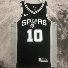 2023/24 Spurs SOCHAN #10 Black NBA Jerseys