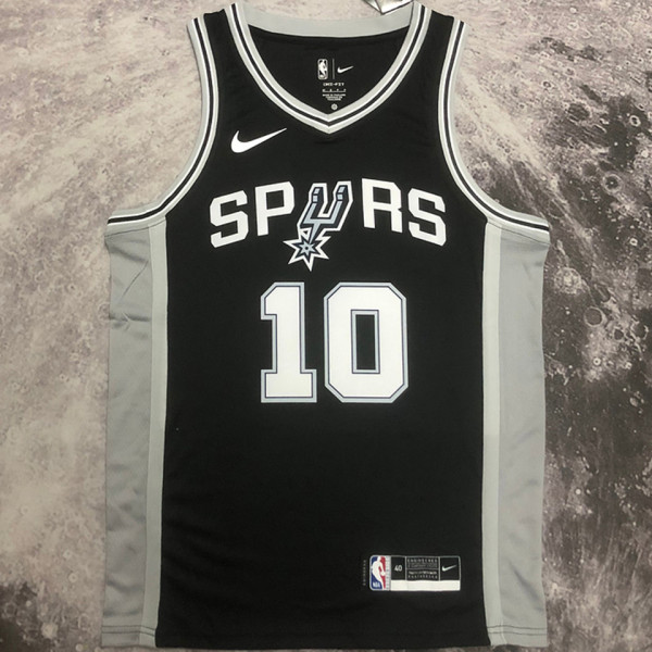 2023/24 Spurs SOCHAN #10 Black NBA Jerseys