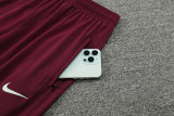 2025 PSG Wine Red Kids Sweater Tracksuit