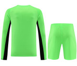 2023/24 RM Goalkeeper Green Long Sleeve Soccer Jersey(A Set)