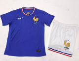 2024/25 France Home Player Version Kids Jersey 球员版童装