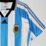 1998/99 Argentina Home Retro Soccer Jersey