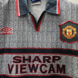 1995/96 M Utd Away Black Retro Soccer Jersey