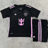 2023/24 Inter Miami Away Black Kids Soccer Jersey