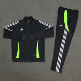2024/25 AD~ Black Grey Jacket Tracksuit