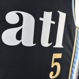 2023/24 Eagles MURRAY #5 Black City Edition NBA Jerseys