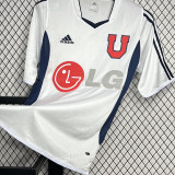 2003 Universidad de Chile Away White Retro Soccer Jersey