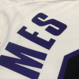 Lakers JAMES #6 White City Edition NBA Jerseys