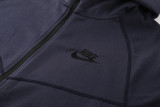 2024/25 Nk~ Grey Hoody Zipper Jacket Tracksuit