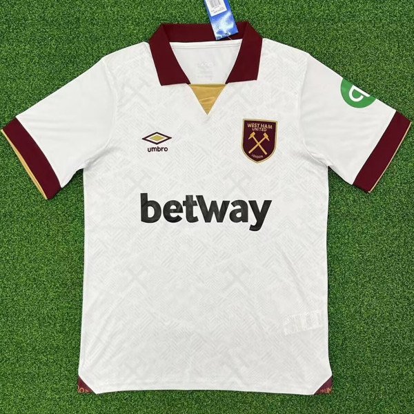 2024/25 West Ham Third White Fans Soccer Jersey