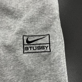 2024/25 Nk~ Grey Pure Cotton Sports Trousers Zipper style