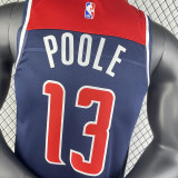 2023/24 Wizards POOLE #13 Sapphire Blue NBA Jerseys