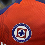 2024/25 Cruz Azul Third Red Player Soccer Jersey