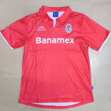 2004/05 Deportivo Toluca Home Red Retro Soccer Jersey 托卢卡