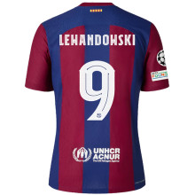 LEWANDOWSKI #9 BA 1:1 Quality Home Fans Jersey 2023/24 (UCL Font 欧冠字体)