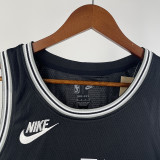 2023/24 Spurs WEMBANYAMA #1 Black Retro NBA Jerseys