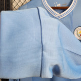 2023/24 Man City Home Long Sleeve Fans Jersey