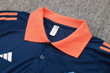 2025 M Utd Sapphire Blue POLO Training Tracksuit