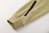 2025 Nk~ Khaki Zipper Jacket Tracksuit