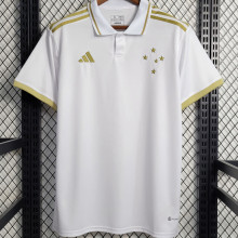 2023 Cruzeiro White Memorial Fans Soccer Jersey