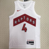Toronto Raptors BARNES #4 White Home NBA Jerseys
