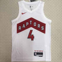 Toronto Raptors BARNES #4 White Home NBA Jerseys