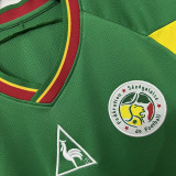 2002 Senegal Home Green Retro Soccer Jersey