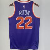 2023/24 Suns AYTON #22 Purple NBA Jerseys