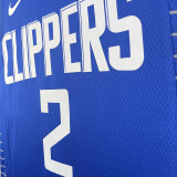 2023/24 Clippers LEONARD #2 Blue NBA Jerseys