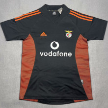2002/03 Benfica Away Black Retro Soccer Jersey
