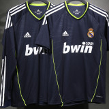2010/11 RM Away Black Retro Long Sleeve Player Version Jersey 球员版