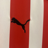 2024/25 Gijon Home Red White Fans Soccer Jersey 希洪竞技