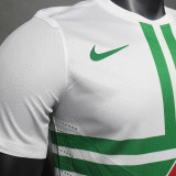 2012 Portugal Away White Retro Player Version Soccer Jersey