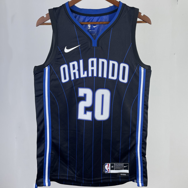 2023/24 Magic FULTZ #20 Black NBA Jerseys 热压