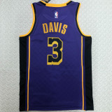 Lakers DAVIS #3 Blue NBA Jerseys