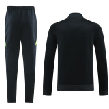 2024/25 AD~ Black Grey Jacket Tracksuit