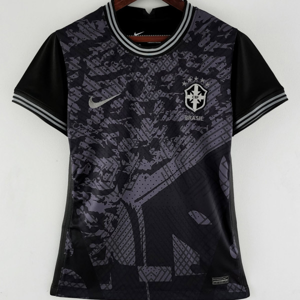 2022/23 Brazil Black Women Soccer Jersey