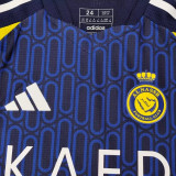 2024/25 Al Nassr Away Player Version Kids Jersey 球员版童装