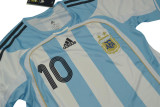 2006 Argentina Home Retro Kids Soccer Jersey