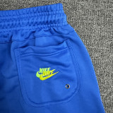 2025 NK Fancy blue Embroidered Multicolor Logo Casual Short Pants CN02浅彩蓝