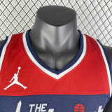 2023/24 Wizards POOLE #13 Sapphire Blue NBA Jerseys