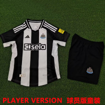 2024/25 Newcastle Home Player Version Soccer Jersey 球员版童装